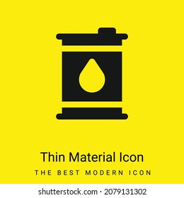Barrels minimal bright yellow material icon