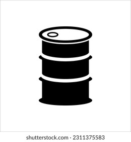 Barrels of waste vector illustration. Biohazard waste, Radioactive waste. barrels icon for web design vector illustration on white background.