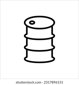 Barrels of waste vector illustration. Biohazard waste, Radioactive waste. barrels icon for web design vector illustration on white background.