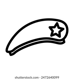 Barret Vector Line Icon Design