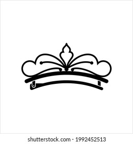 Barrette Icon, Hair Clasp, Clip, Slide, Decorative Hair Clip Vector Art Illustration