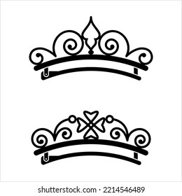 Barrette Icon, Hair Clasp, Clip, Slide, Decorative Hair Clip Vector Art Illustration