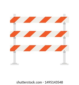 barricade block vector. fence vector. wallpaper. free space for text.