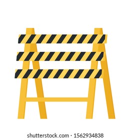 barricade block vector. fence vector. wallpaper. free space for text. construction.