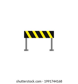 Barricade block vector.  Vector Illustration  for mobile concept and web design. 