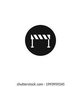 Barricade block vector.  Vector Illustration  for mobile concept and web design. 