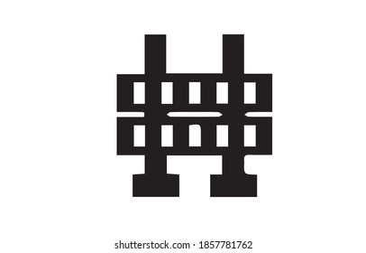 barricade icon or logo isolated sign symbol vector illustration - high quality black style vector icons.