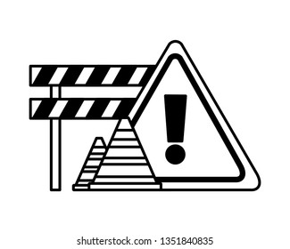 barricade repair construction