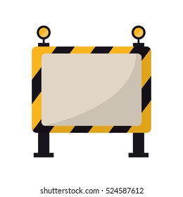 trabajo de mantenimiento de la seguridad de las barricadas