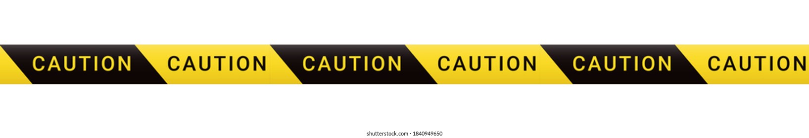 Barricade tape. Boundary line. Yellow and black barrier tape. Construction border