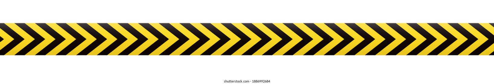 Barricade tape. Boundary line. Yellow and black barrier tape. Construction border