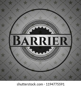 Barrier dark badge