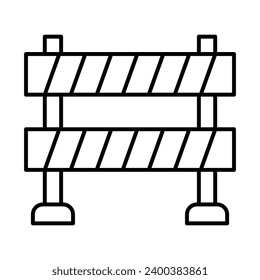 Barrier Icon Design For Personal And Commercial Use