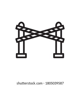 Barrier Icon Design Vector Template