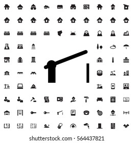 barrier icon illustration isolated vector sign symbol