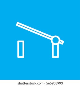 barrier icon illustration isolated vector sign symbol