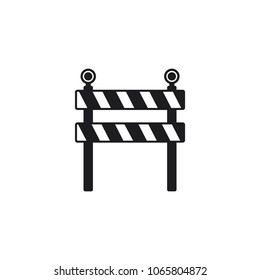 barrier icon with lamp 