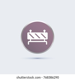 barrier icon. no way