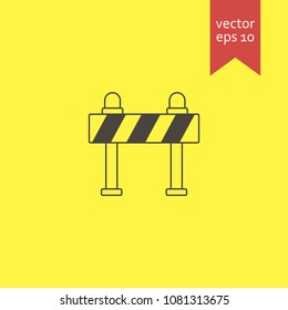 barrier. barrier icon. sign design. Vector EPS 10.