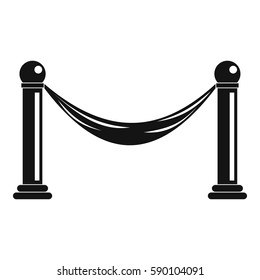 Barrier icon. Simple illustration of barrier vector icon for web