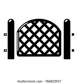 Barrier icon. Simple illustration of barrier vector icon for web