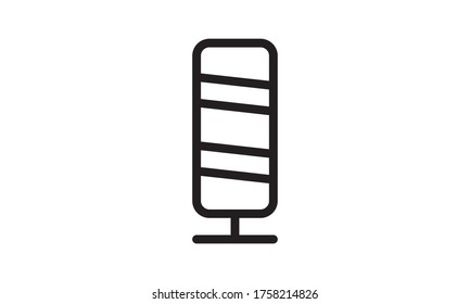 Barrier-Symbol, einfaches Vektorbild
