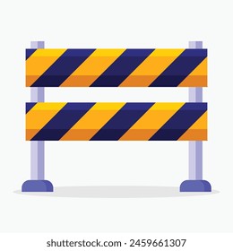 Barrier icon. Subtable to place on industry, construction, etc.