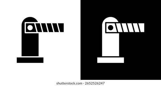 Barrier icon symbol collection. Flat vector stock illustration.