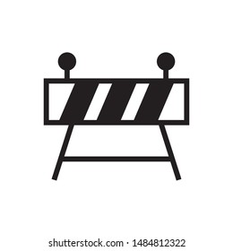 Barrier icon in trendy flat style design. Vector graphic illustration. Suitable for website design, logo, app, and ui. EPS 10.