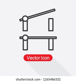 Barrier Icon Vector Illustration Eps10