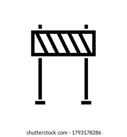 icono de barrera vectorial. Eps. 10.