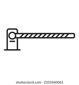 barrier icon vector illustration logo deisgn