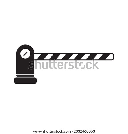 barrier icon vector illustration logo deisgn