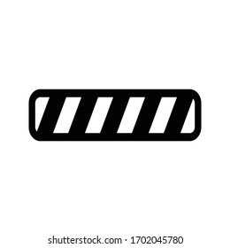 Icono de barrera, vector sobre fondo blanco
