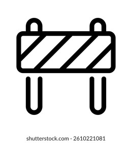 Barrier Icon Vector Symbol Design Illustration