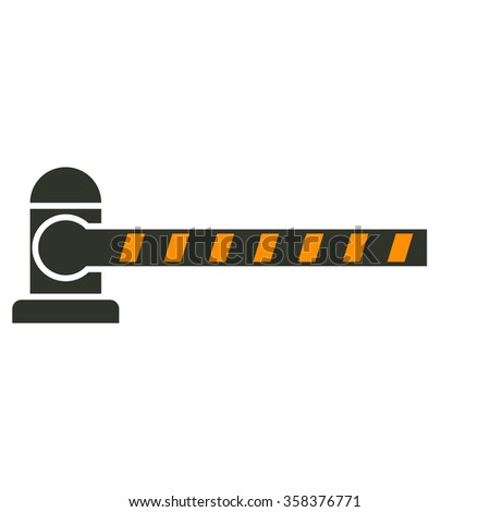 barrier icon.vector illustration.