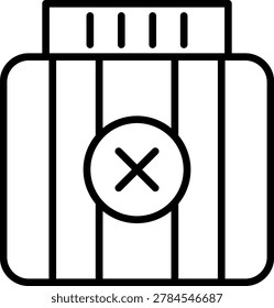 Barrier New Icon Design Creative
