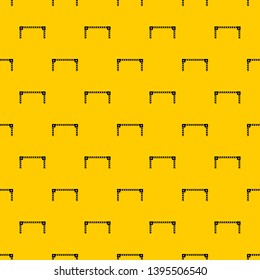 Barrier pattern seamless vector repeat geometric yellow for any design