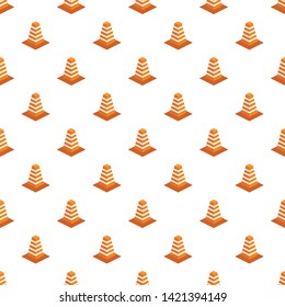 Barrier pattern seamless vector repeat for any web design