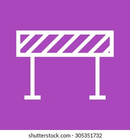Barrier, security, hurdle icon vectgor image. Can also be used for transport, transportation and travel. Suitable for mobile apps, web apps and print media. 