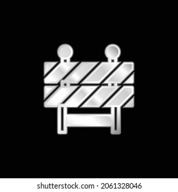 Metallsymbol in Barrier-Silber