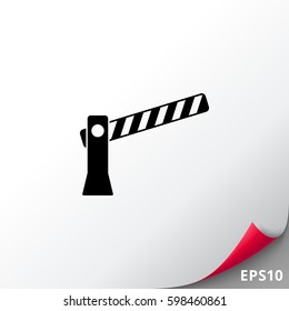 Barrier simple icon