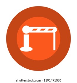 barrier vector icon