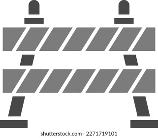 Icono de vector de barrera. Se puede usar para imprimir, móviles y aplicaciones web.