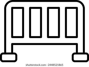Icono de Vector de barrera. Se puede utilizar para la impresión, aplicaciones móviles y de Web.