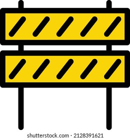 Barrier Vector Illustration On Transparent Background Stock Vector