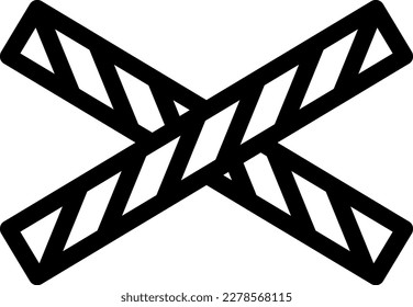 barrier Vector illustration on a transparent background. Premium quality symmbols. Thin line vector icons for concept and graphic design.