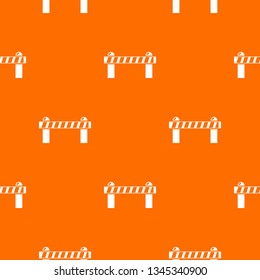 Barrierpattern vector orange for any web design best