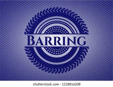 Barring jean background