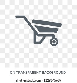 Barrow icon. Barrow design concept from Agriculture, Farming and Gardening collection. Simple element vector illustration on transparent background.